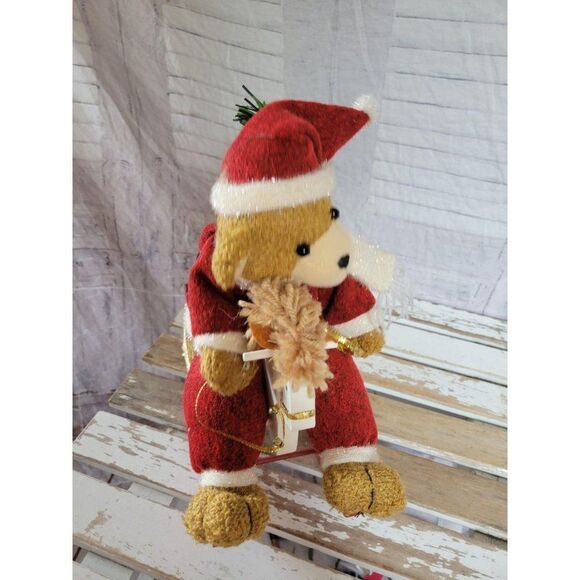 Rocking horse bear animated Xmas home decor singin - Picture 8 of 8